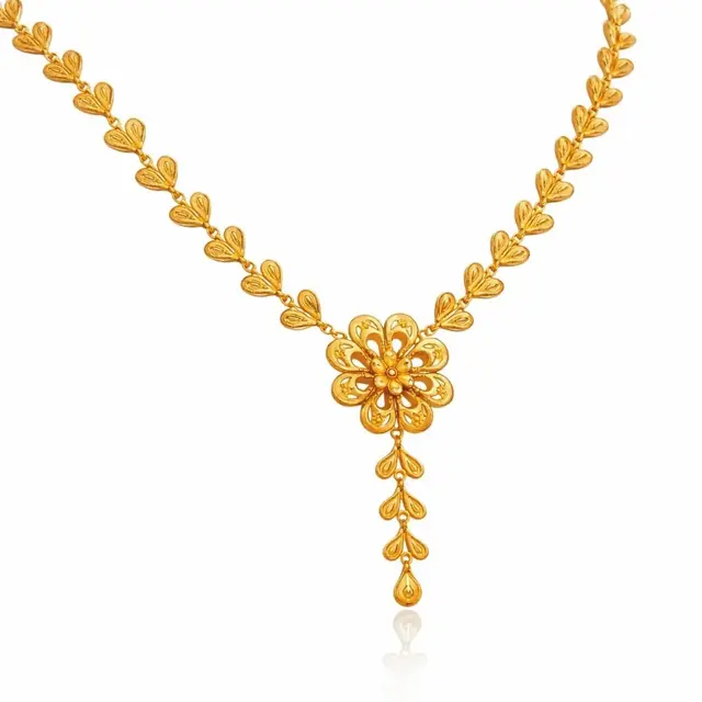 Thin Gold Necklace 4