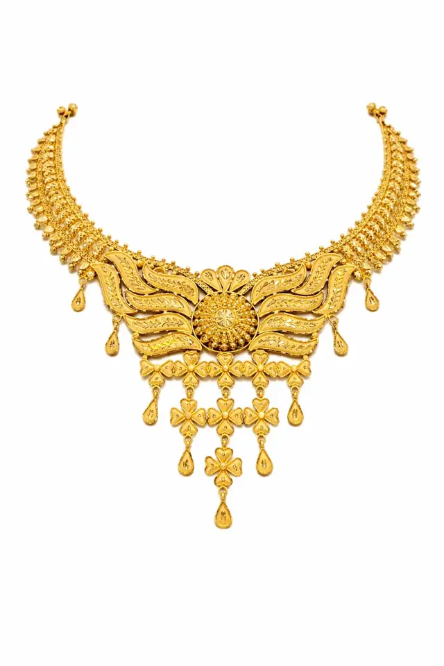 Gold Necklace 4